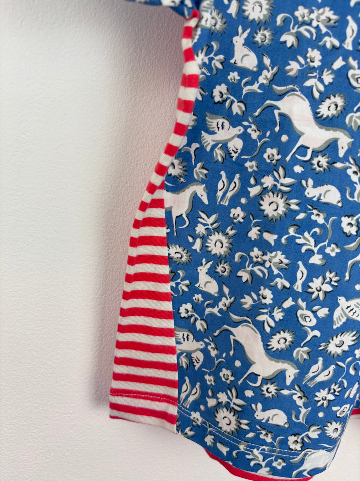 Mini Boden Blue Unicorn Print Tee 5–6 Years-Tops-Second Snuggle Preloved