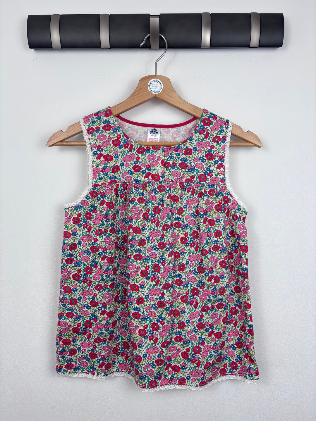 Mini Boden Liberty Print Sleeveless Top 11–12 Years-Tops-Second Snuggle Preloved