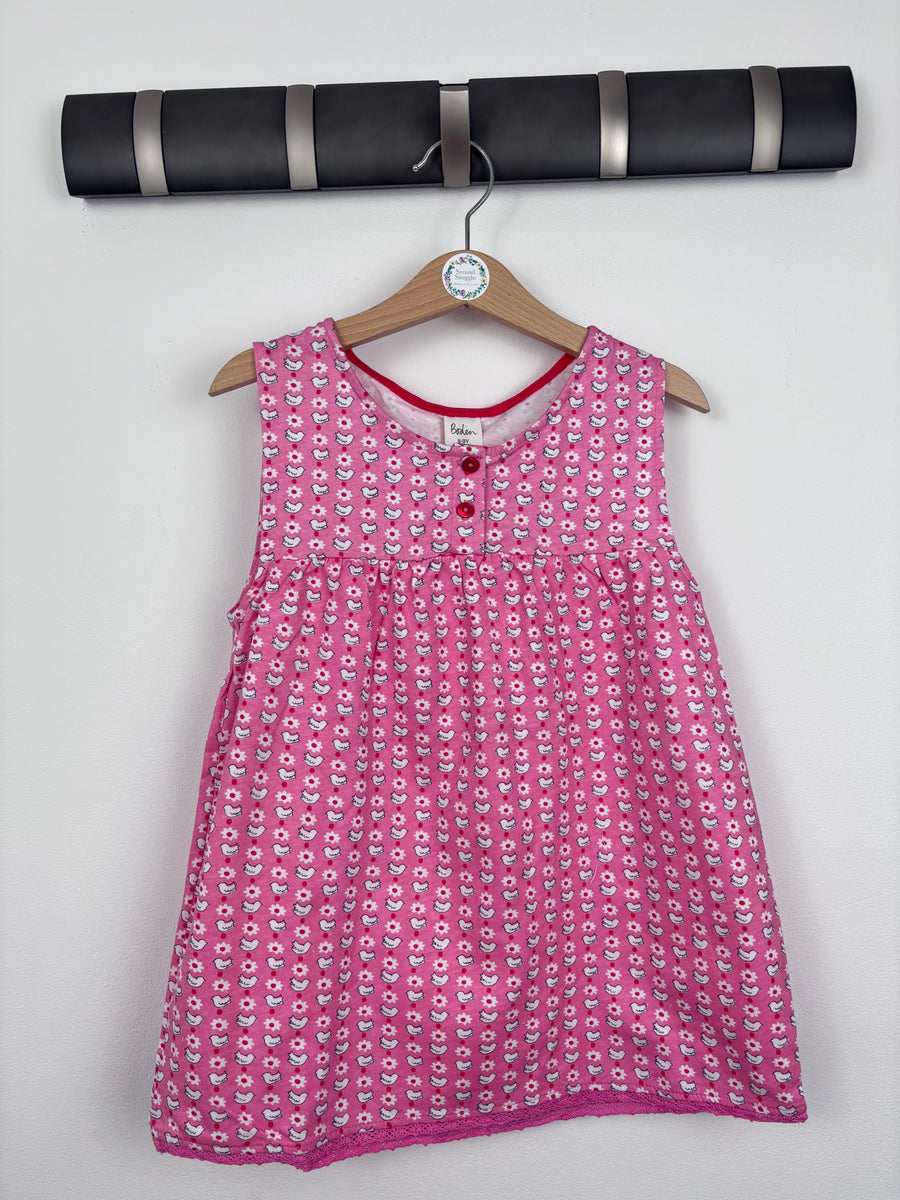 Boden Pink Floral Sleeveless Dress 8–9 Years-Vests-Second Snuggle Preloved