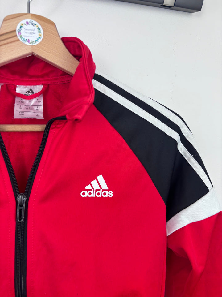 Adidas Red Zip Jacket 11-12 Years-Jackets-Second Snuggle Preloved
