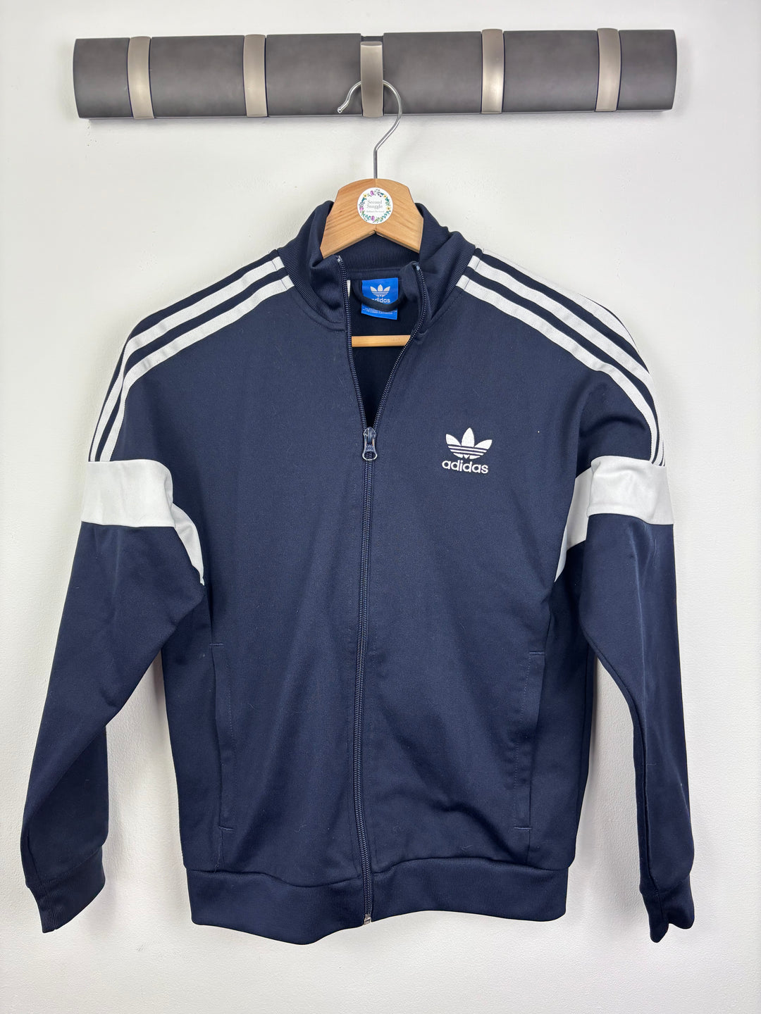 Adidas Navy Zip Jacket 11-12 Years-Jackets-Second Snuggle Preloved