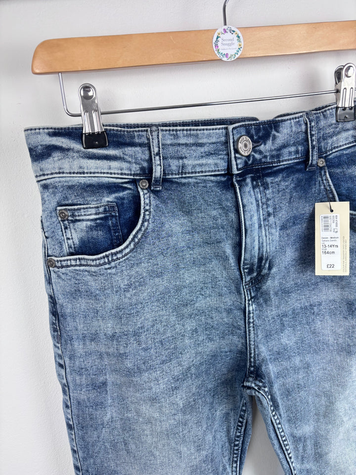River Island Classic Blue Jeans 13–14 Years-Trousers-Second Snuggle Preloved