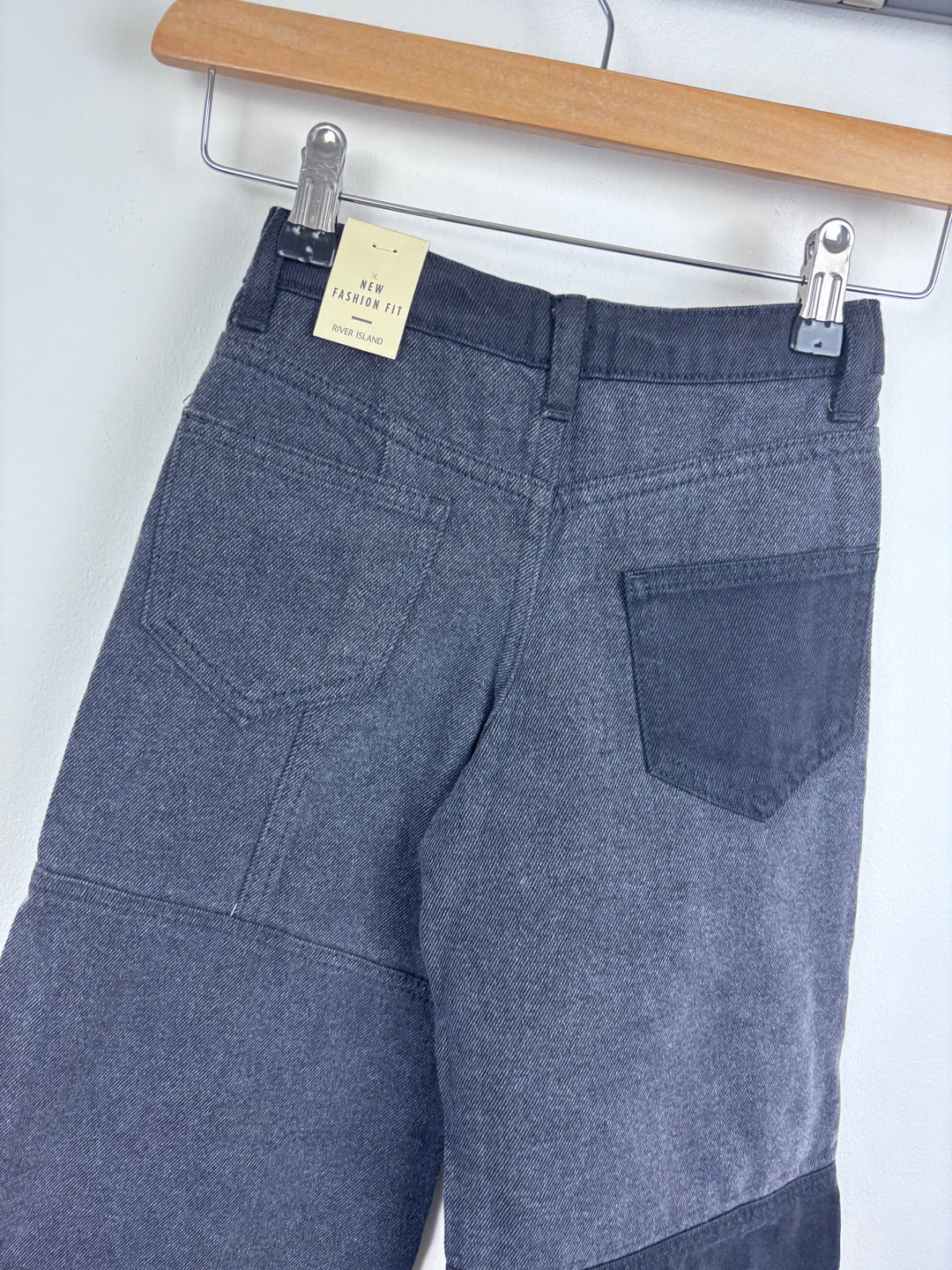 River Island Patchwork Wide Leg Jeans 5 Years-Trousers-Second Snuggle Preloved