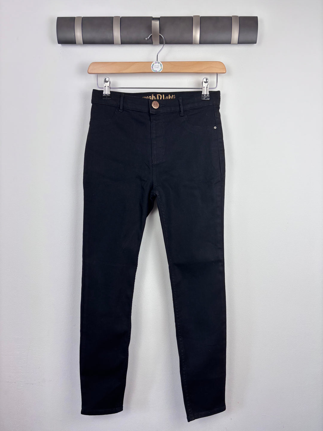 River Island Black Skinny Jeans 11 Years-Trousers-Second Snuggle Preloved