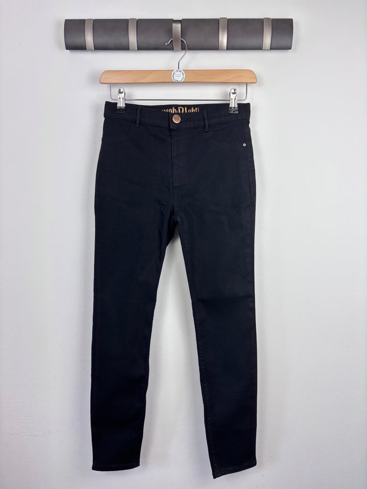 River Island Black Skinny Jeans 11 Years-Trousers-Second Snuggle Preloved