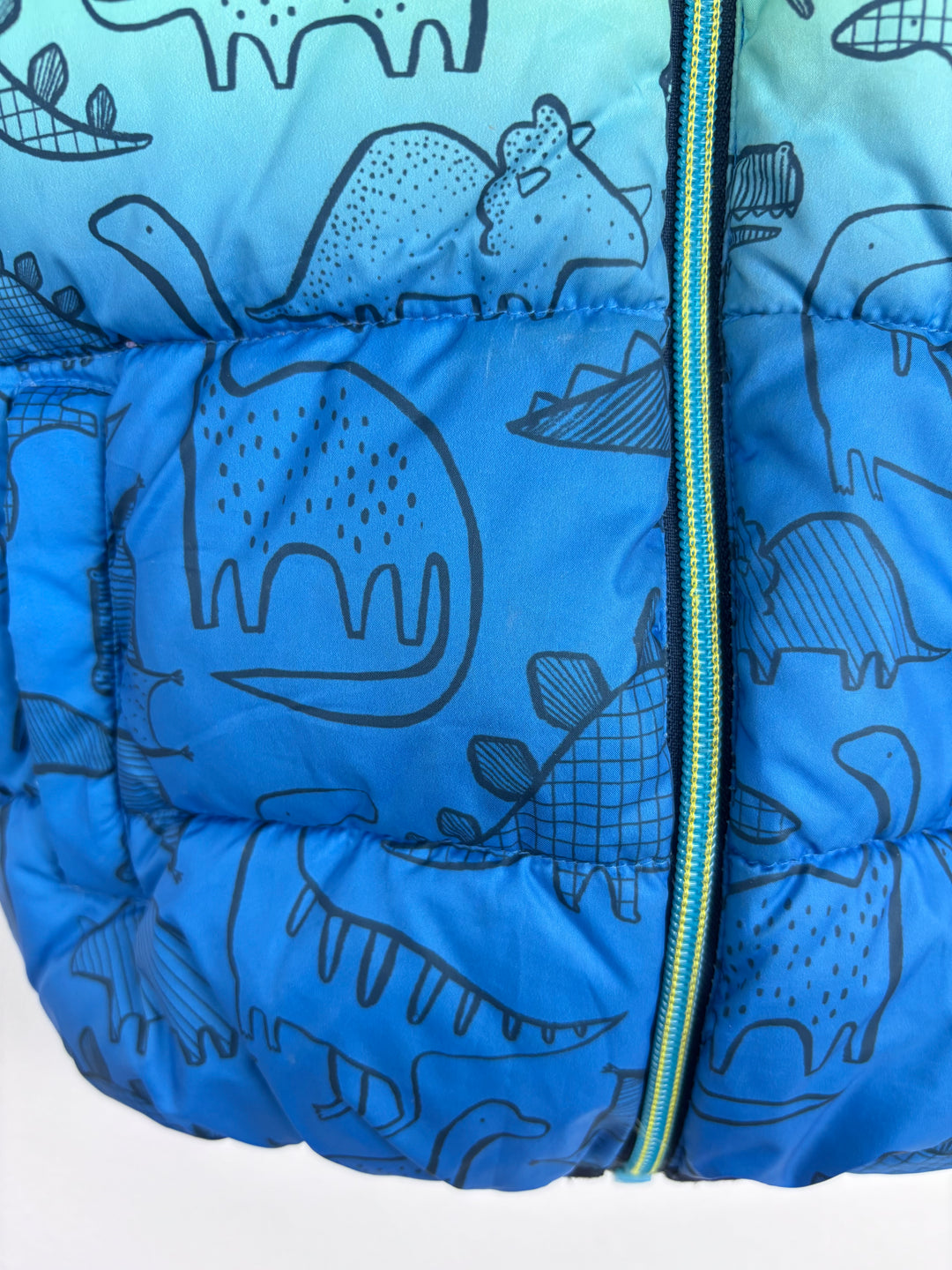 Next Dinosaur Puffer Jacket 3–4 Years-Coats-Second Snuggle Preloved