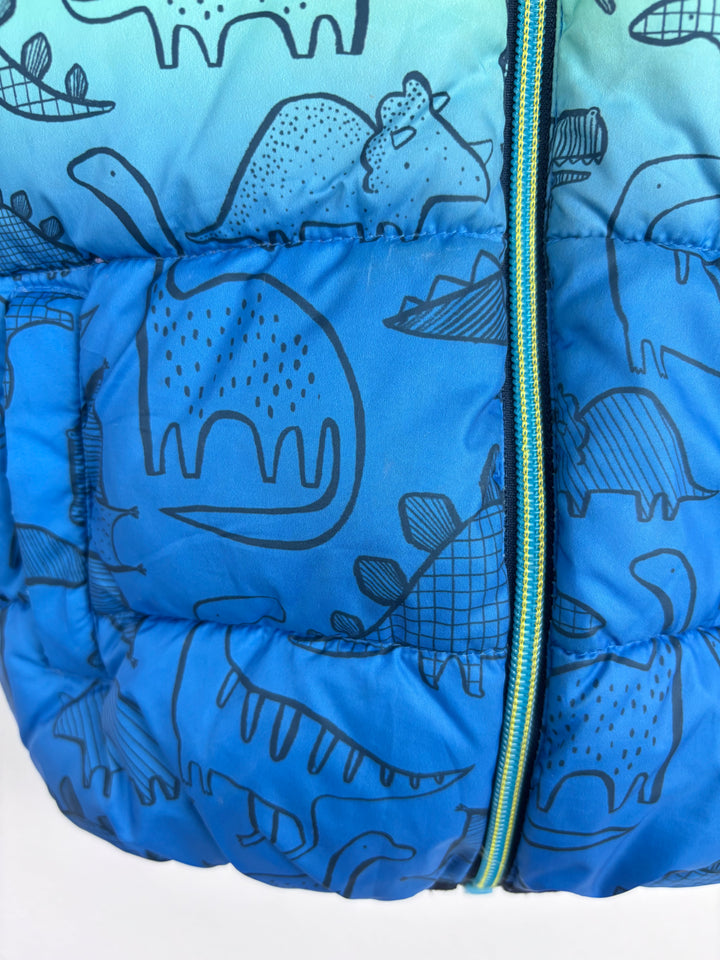 Next Dinosaur Puffer Jacket 3–4 Years-Coats-Second Snuggle Preloved