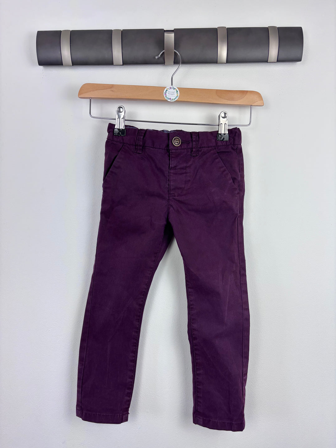 Next Purple Chinos 2–3 Years-Trousers-Second Snuggle Preloved