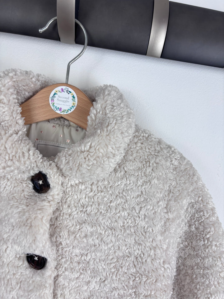 Next Cream Teddy Coat 12–18 Months-Coats-Second Snuggle Preloved
