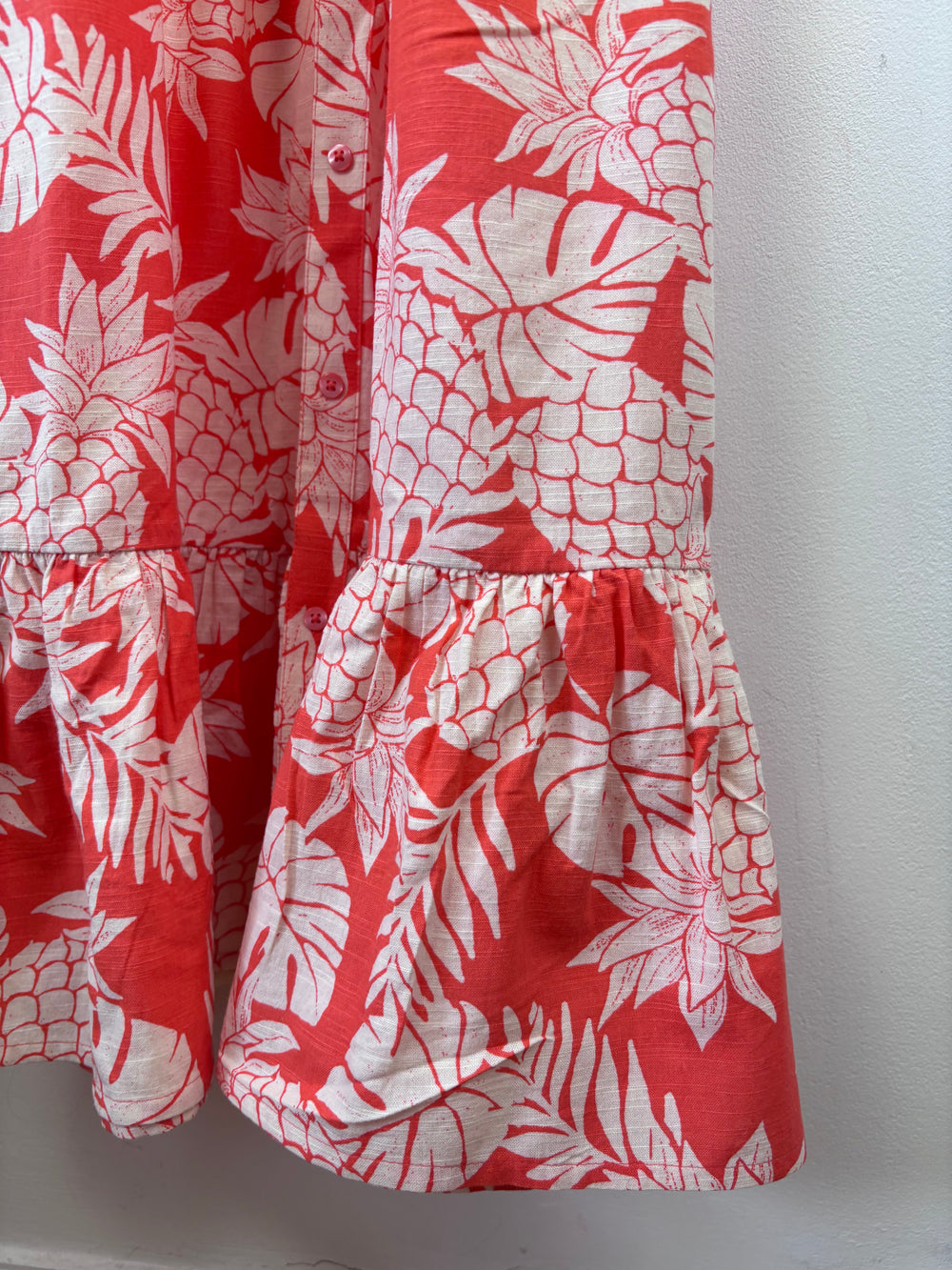 M&S Red Pineapple Jumpsuit 13–14 Years-Dresses-Second Snuggle Preloved