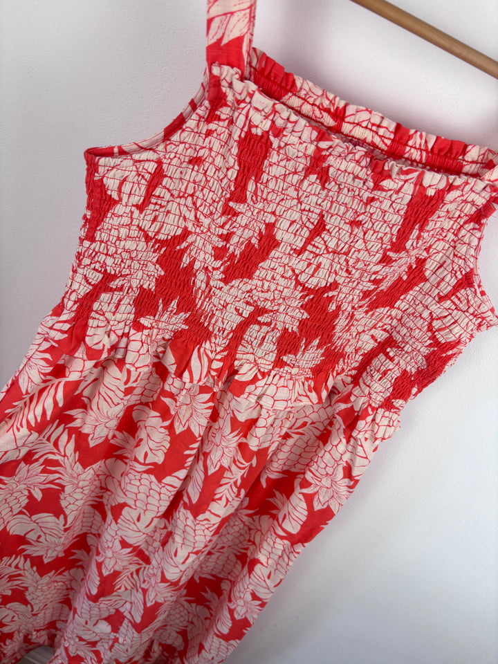 M&S Red Pineapple Jumpsuit 13–14 Years-Dresses-Second Snuggle Preloved