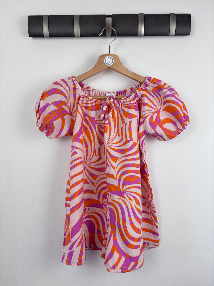 Zara Swirl Playsuit 8 Years-Play Suits-Second Snuggle Preloved
