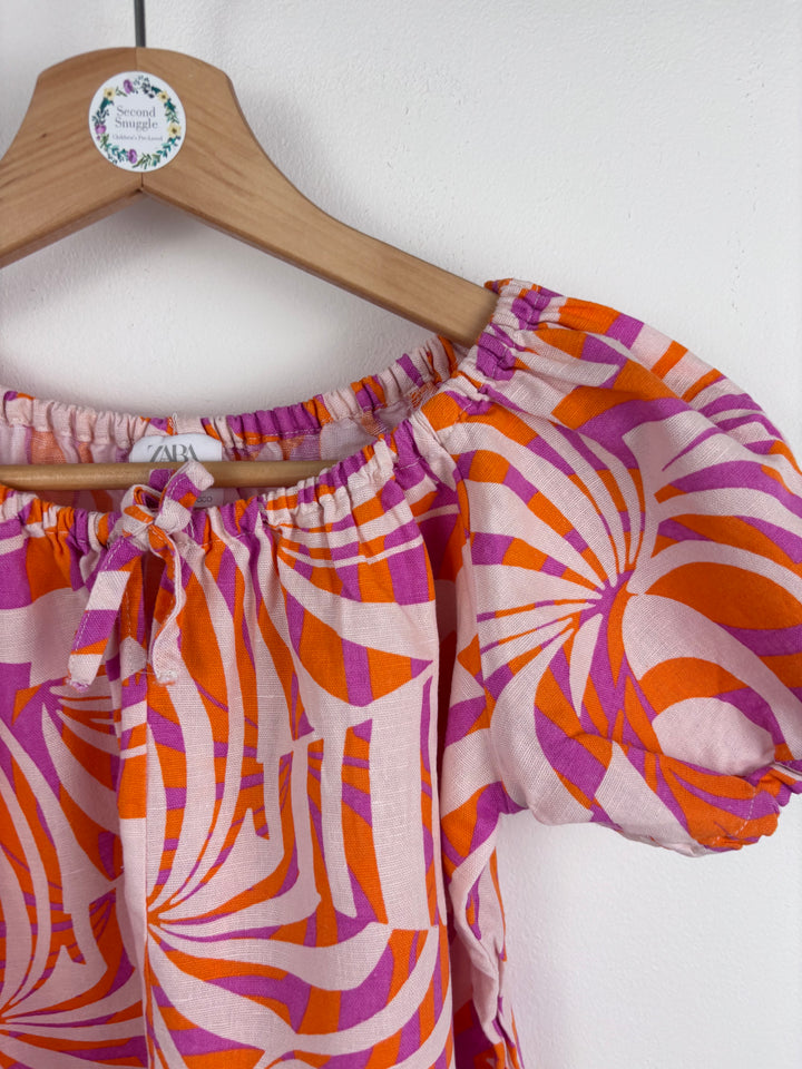 Zara Swirl Playsuit 8 Years-Play Suits-Second Snuggle Preloved