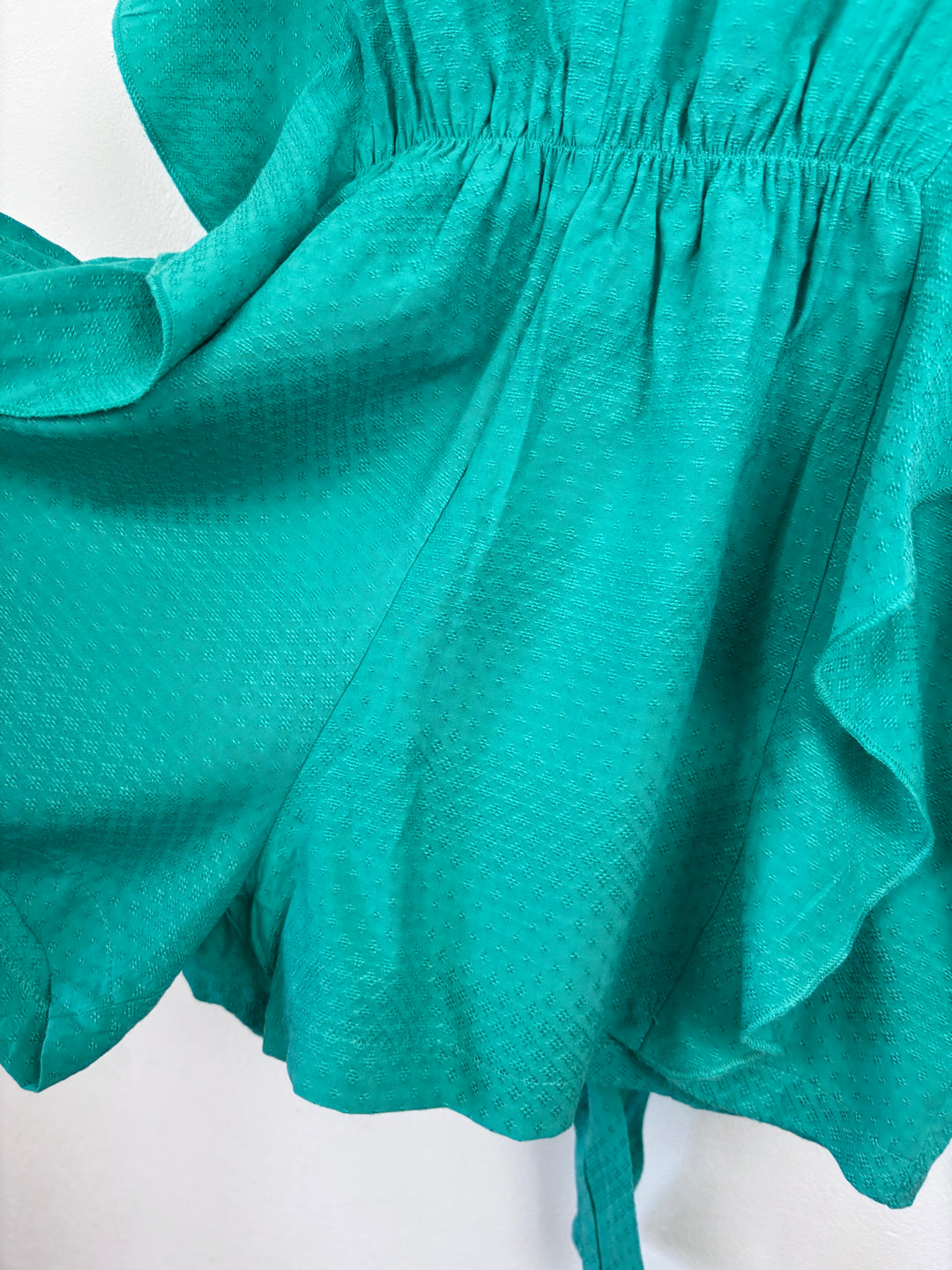 Zara Teal Romper 9–10 Years-Play Suits-Second Snuggle Preloved