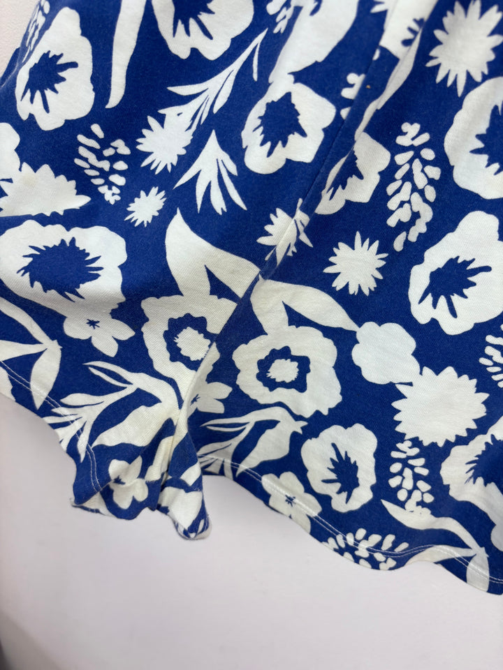 John Lewis Blue Floral Playsuit 12 Years-Play Suits-Second Snuggle Preloved
