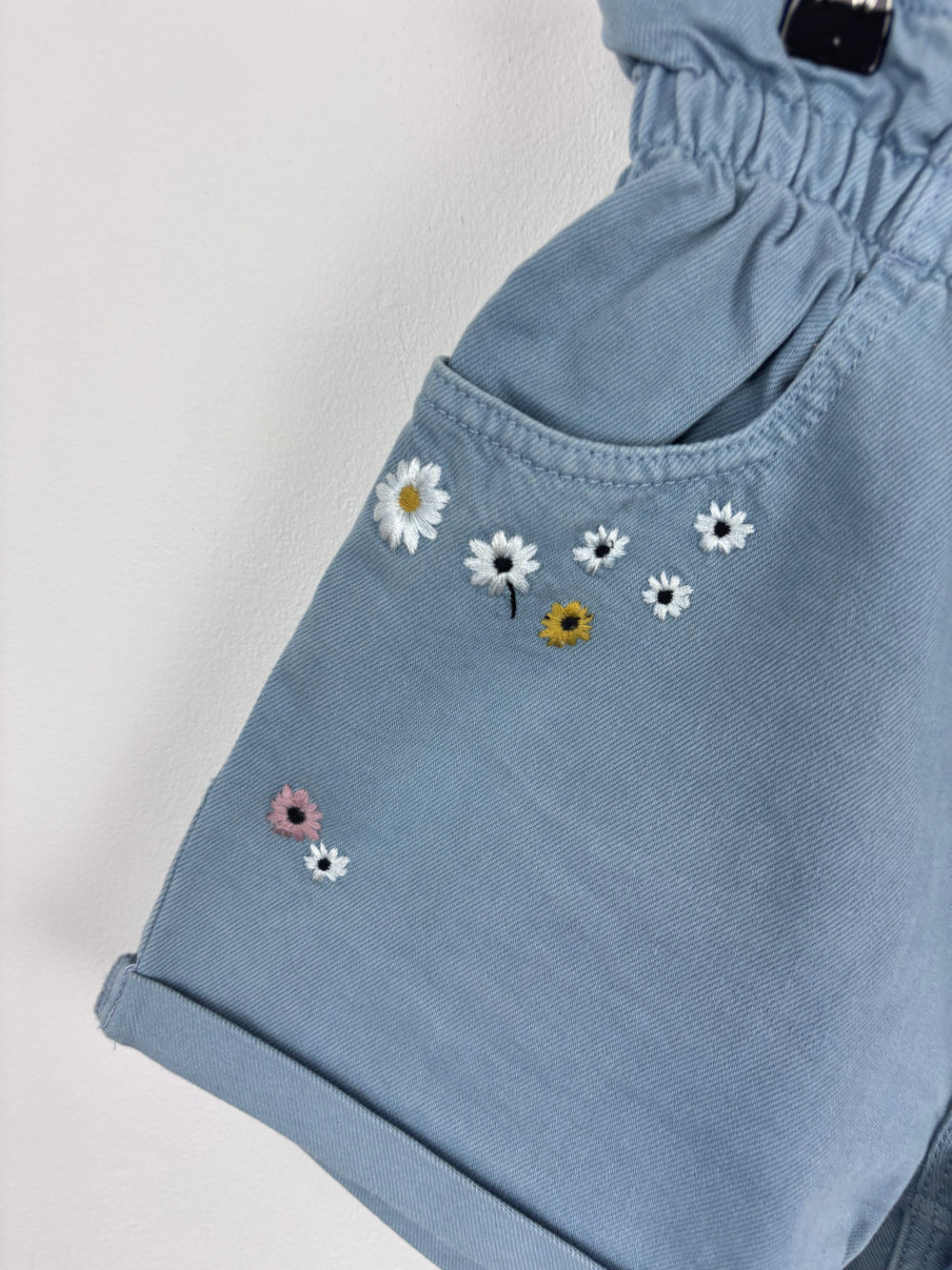 M&S Embroidered Shorts 13–14 Years-Shorts-Second Snuggle Preloved