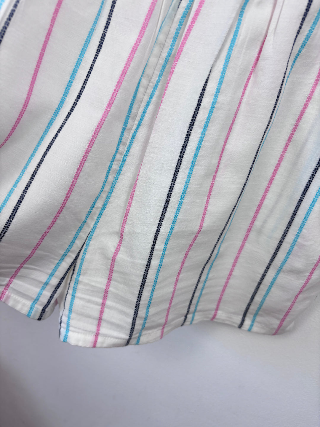 M&S White Stripe Off-Shoulder Playsuit 13-14 Years-Play Suits-Second Snuggle Preloved