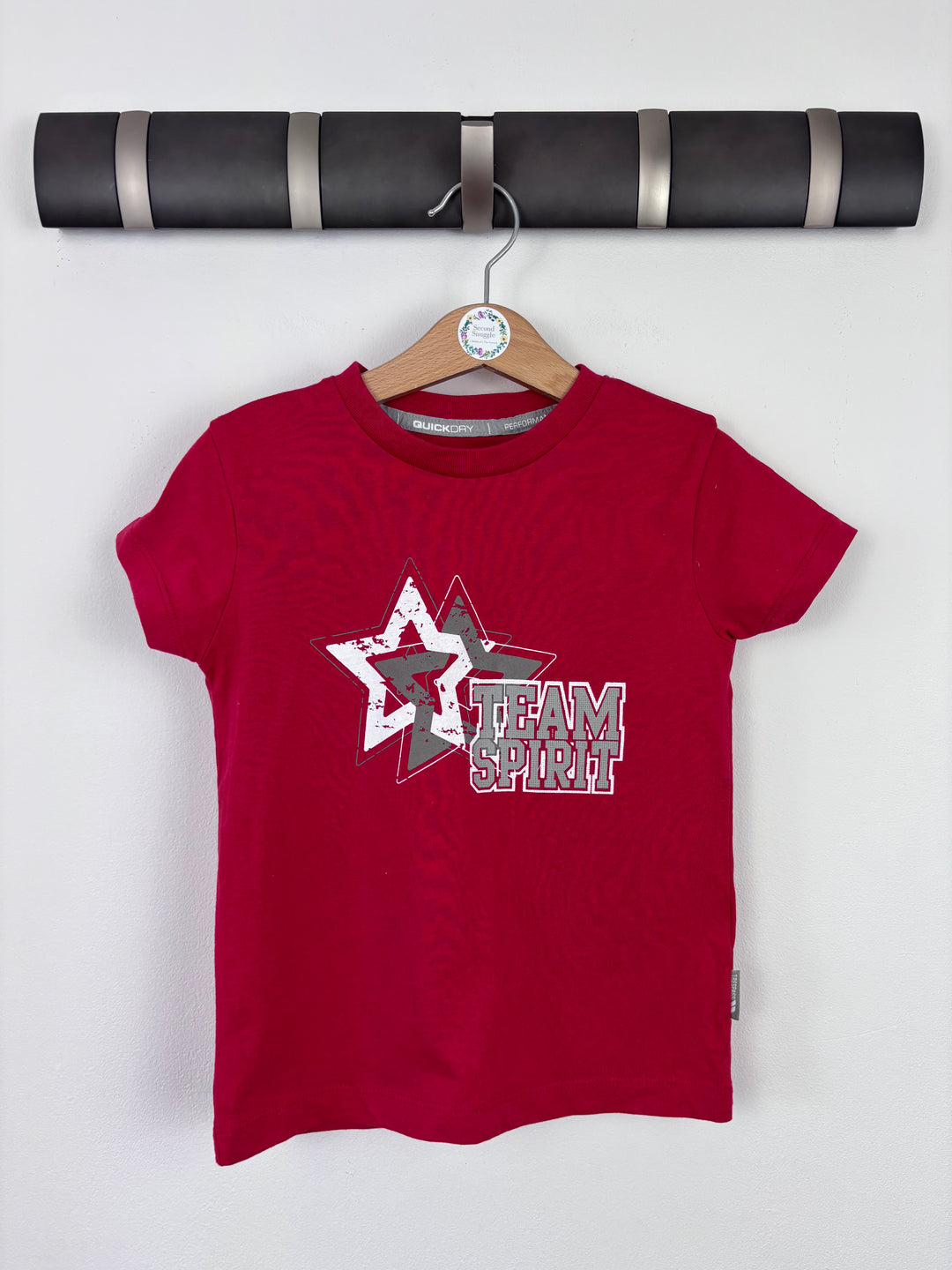Trespass Red Team Spirit T-Shirt 3-4 Years-Tops-Second Snuggle Preloved