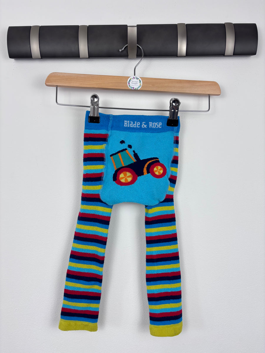 Blade & Rose Tractor Stripe Leggings 3-4 Years-Leggings-Second Snuggle Preloved