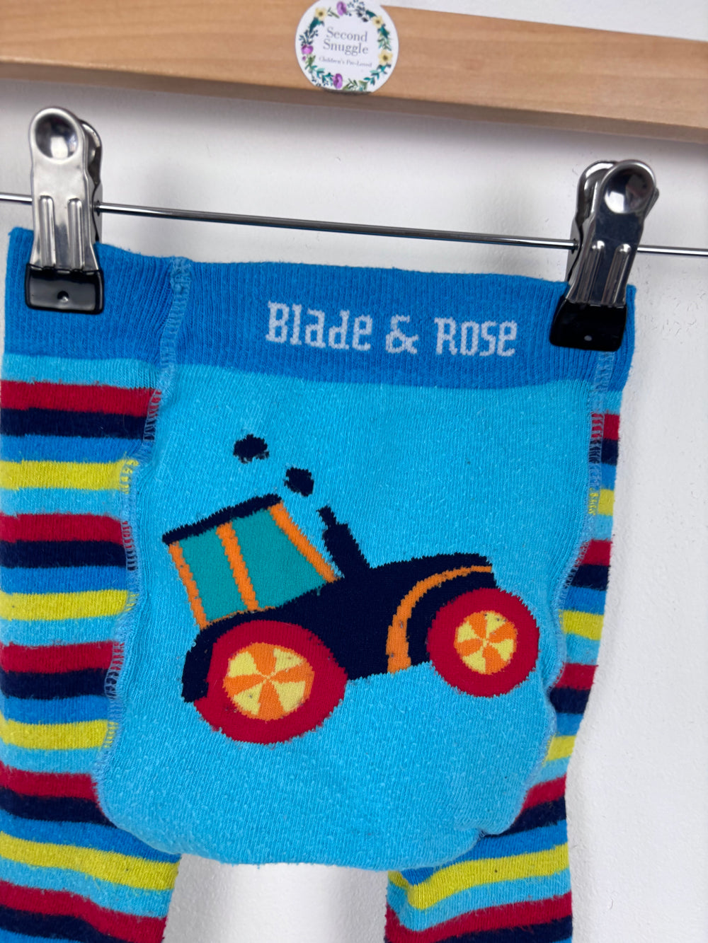 Blade & Rose Tractor Stripe Leggings 3-4 Years-Leggings-Second Snuggle Preloved