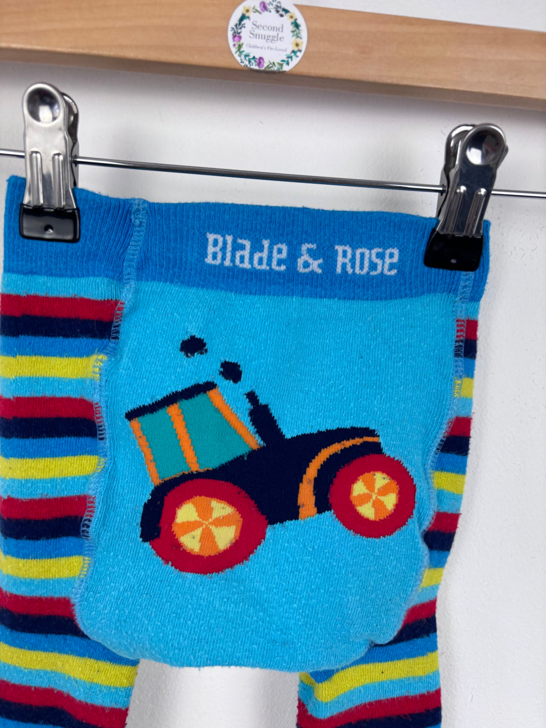 Blade & Rose Tractor Stripe Leggings 3-4 Years-Leggings-Second Snuggle Preloved