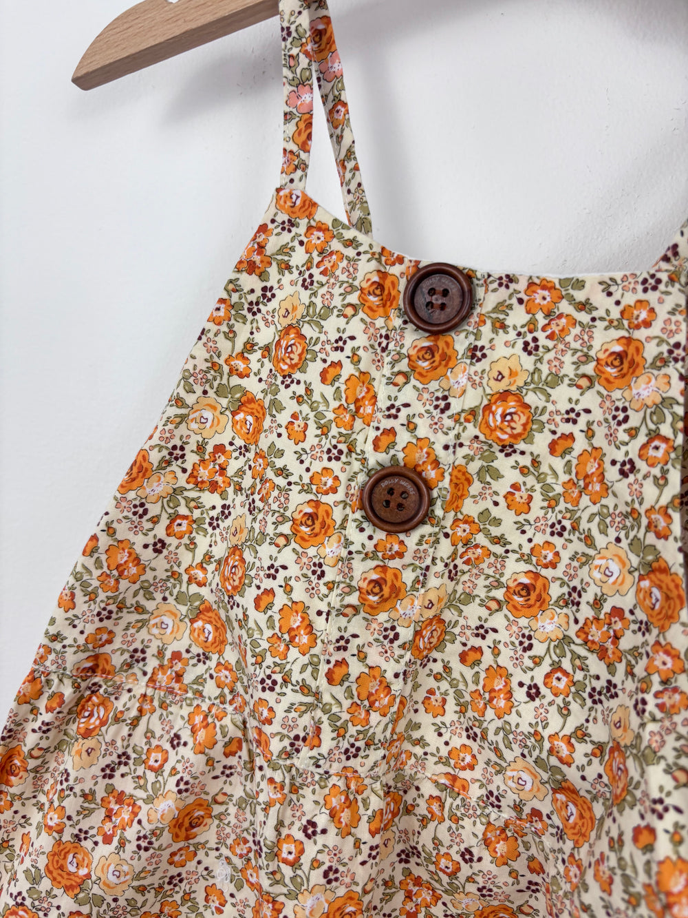 Dolly Wears Floral Strappy Romper And Ruffle Bloomers Set 3-4 Years-Rompers-Second Snuggle Preloved