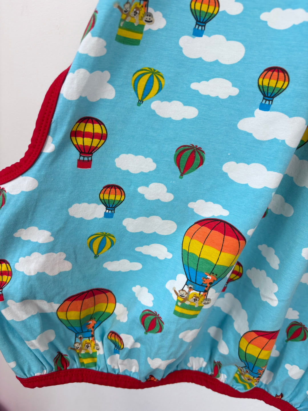 Snoozy Unisex Blue Hot Air Balloon Romper 3-4 Years-Dresses-Second Snuggle Preloved