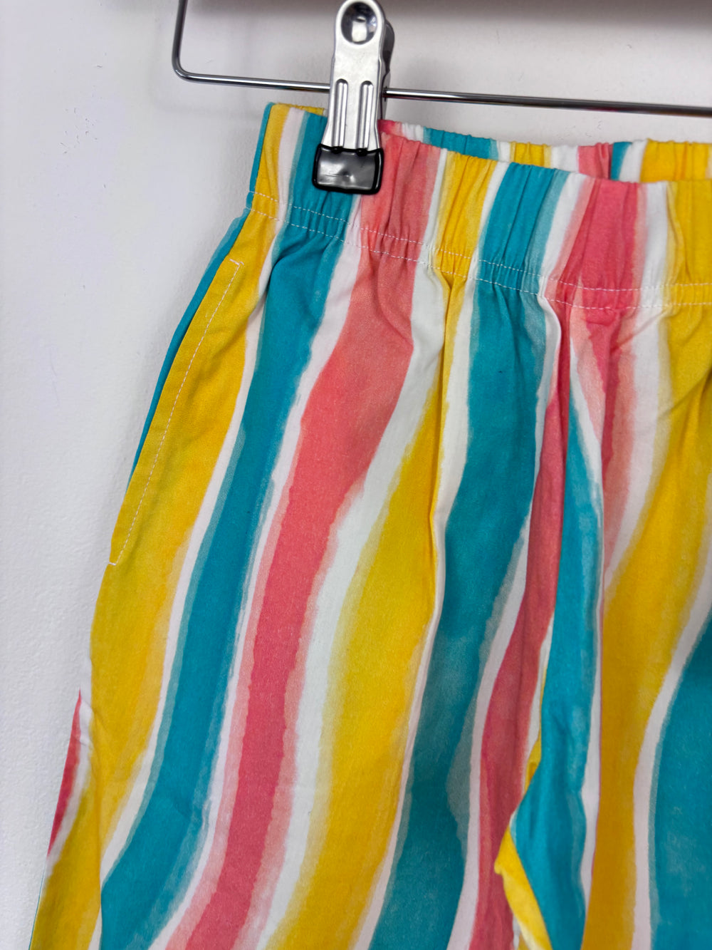 Lucy & Sam Organic Striped Cotton Pull-On Trousers 3-4 Years-Trousers-Second Snuggle Preloved