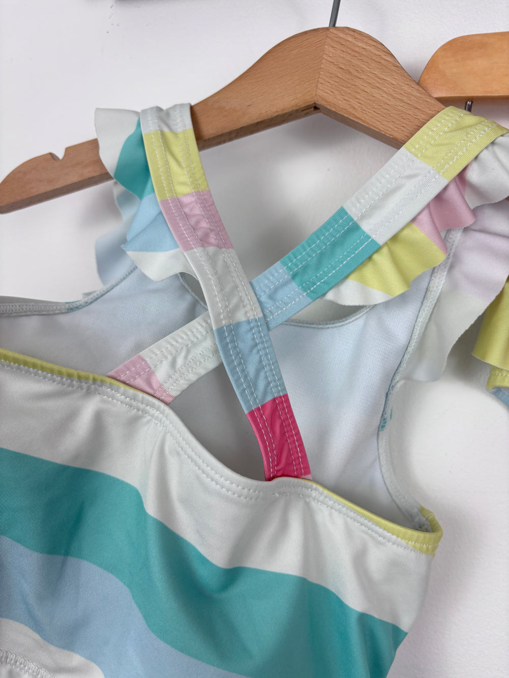 Joules Pastel Stripe Bikini Age 4 Years-Swimming-Second Snuggle Preloved