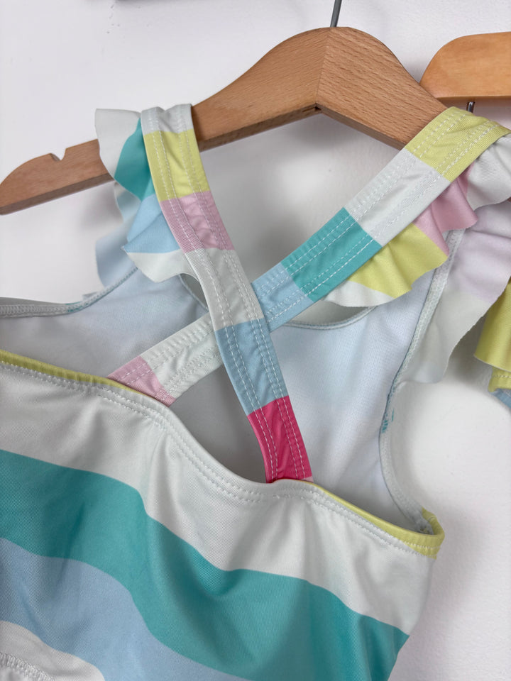 Joules Pastel Stripe Bikini Age 4 Years-Swimming-Second Snuggle Preloved