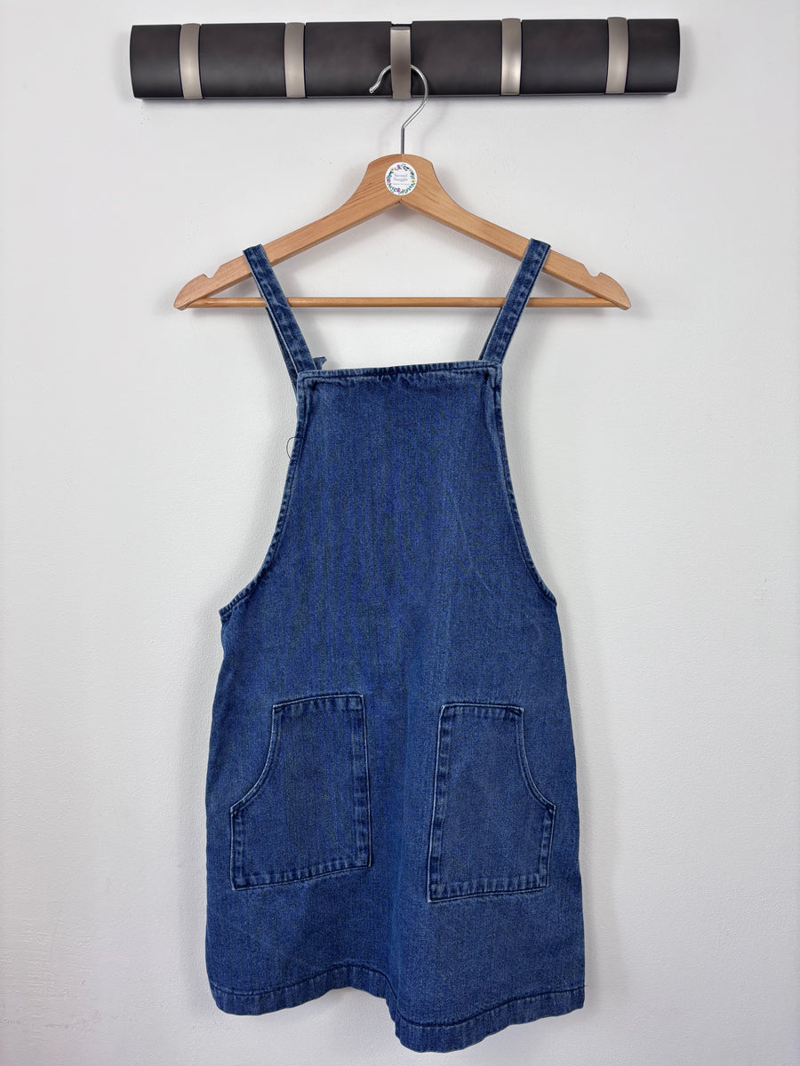 Next Denim Pinafore Dress 11 Years-Dresses-Second Snuggle Preloved