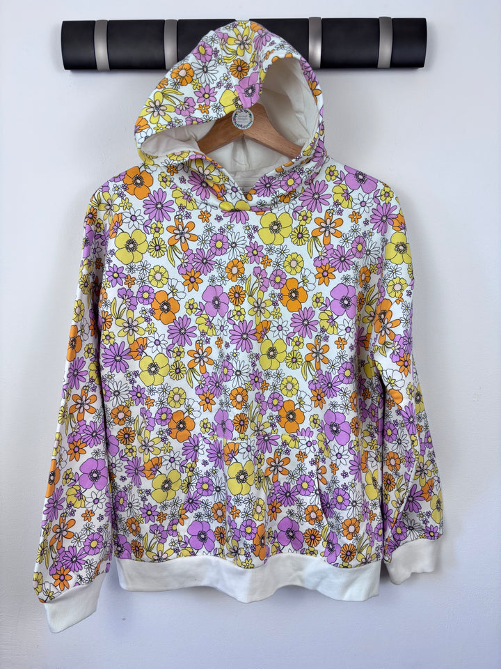 M&S Floral Hoodie 13-14 Years-Hoodies-Second Snuggle Preloved