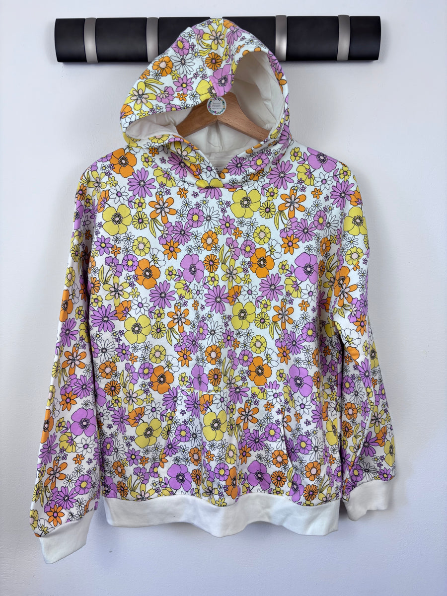 M&S Floral Hoodie 13-14 Years-Hoodies-Second Snuggle Preloved