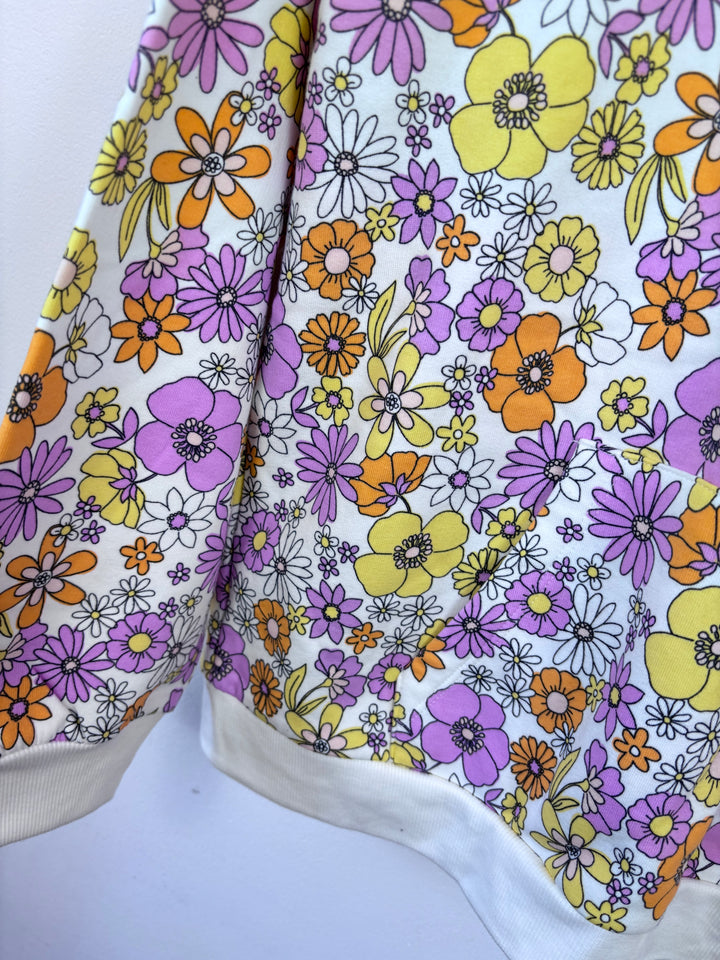 M&S Floral Hoodie 13-14 Years-Hoodies-Second Snuggle Preloved