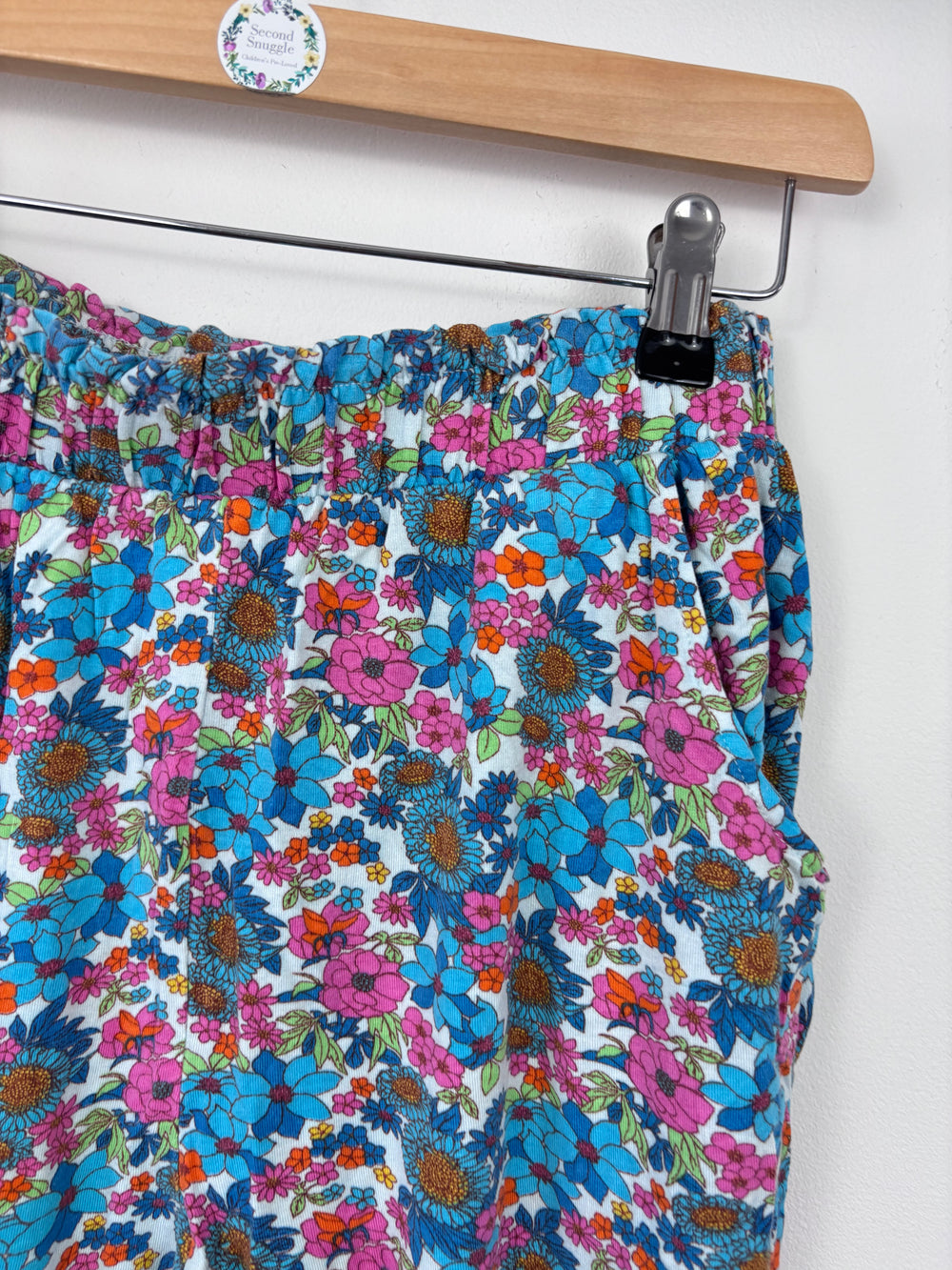 Next Floral Print Trousers 12 Years-Trousers-Second Snuggle Preloved