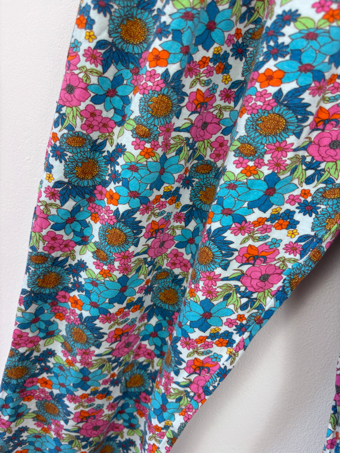 Next Floral Print Trousers 12 Years-Trousers-Second Snuggle Preloved