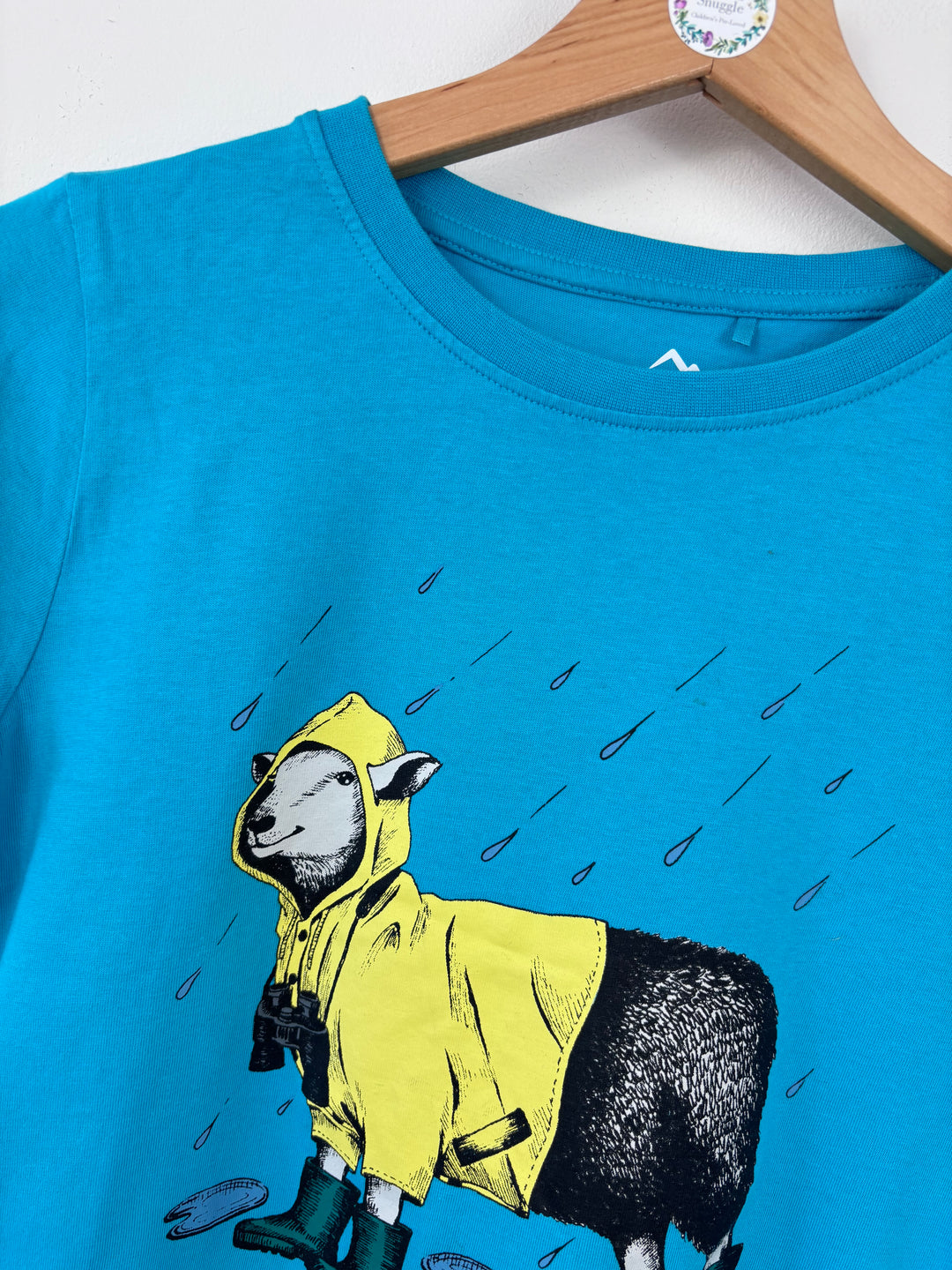 Peter Storm Blue Rain Sheep Tee 13 Years-Tops-Second Snuggle Preloved