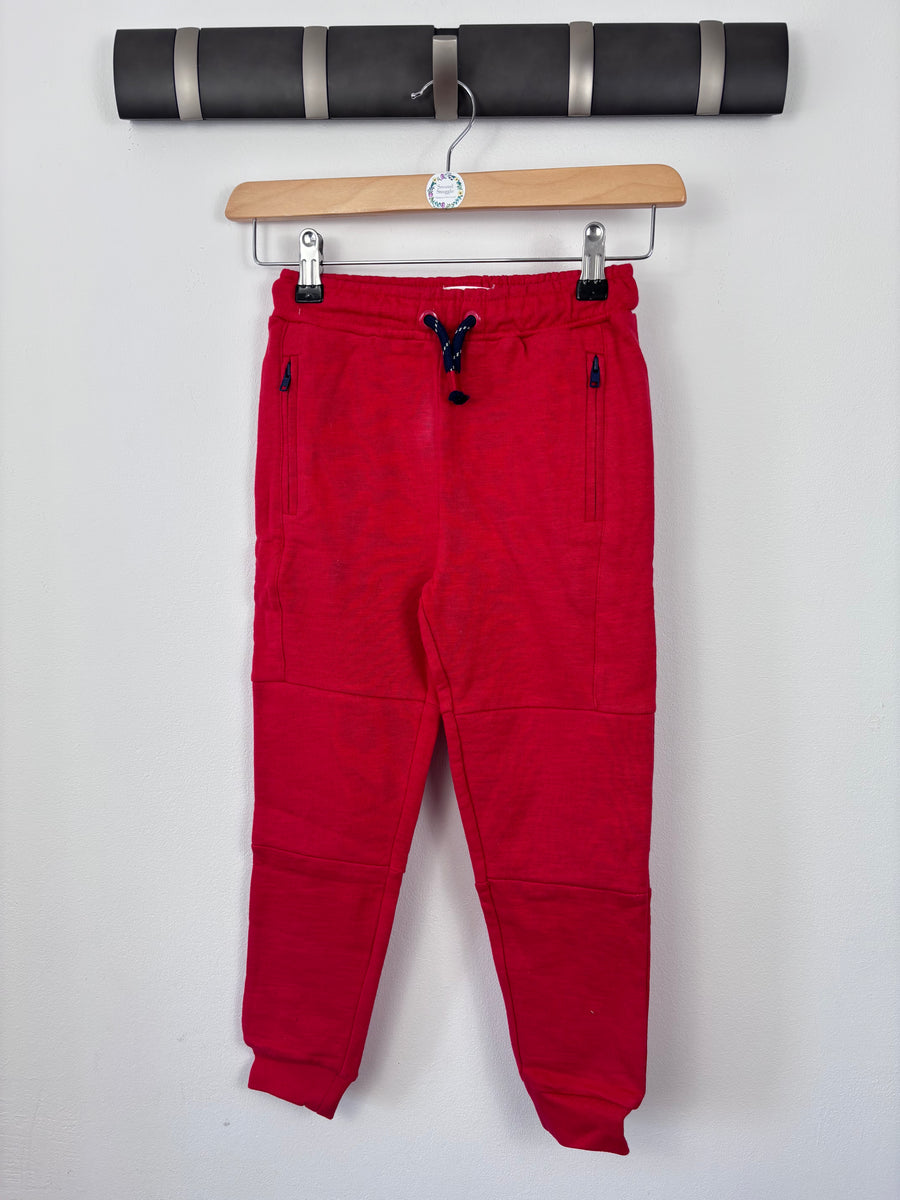 Boden Red Jersey Joggers 5 Years-Trousers-Second Snuggle Preloved