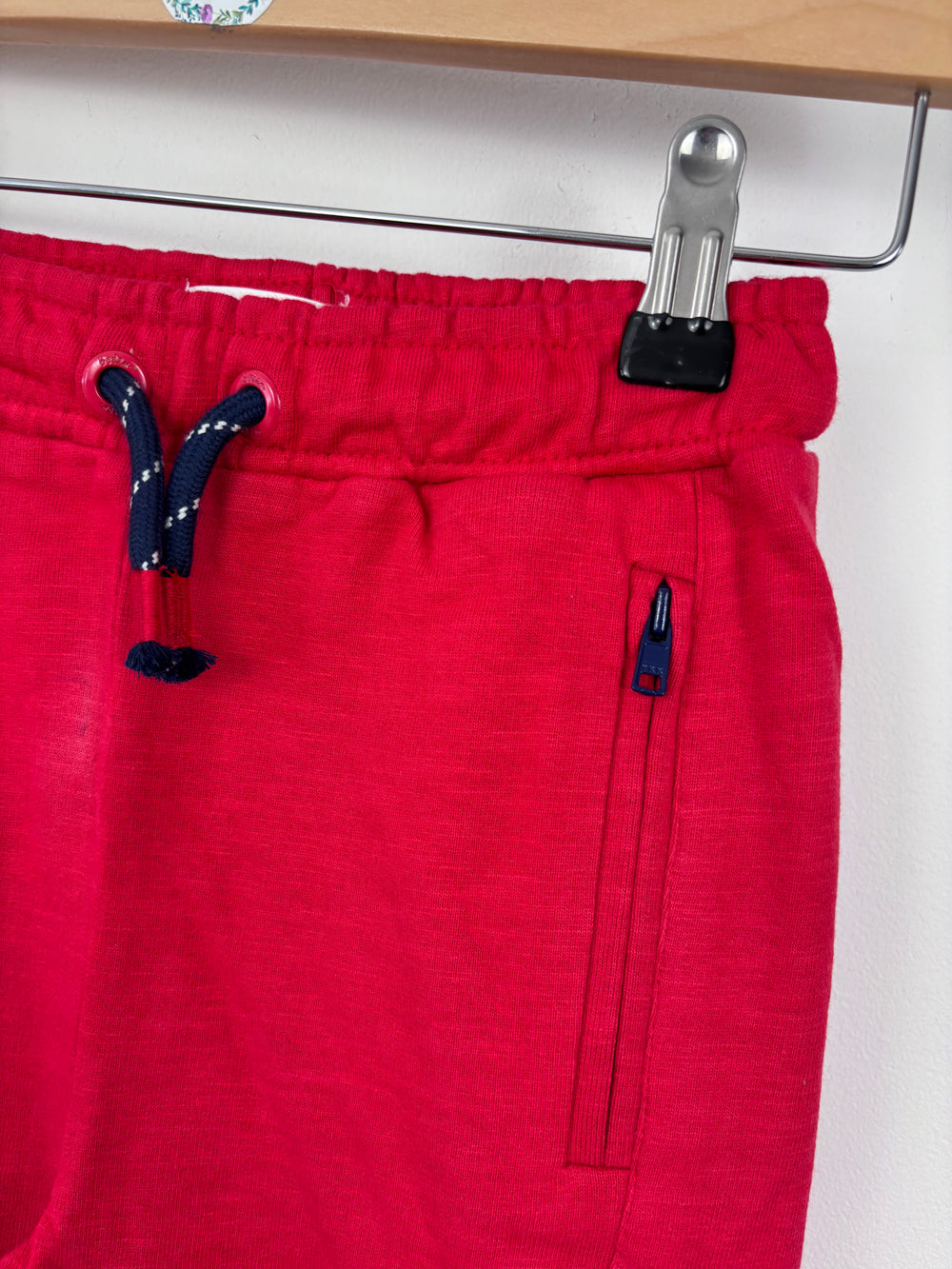 Boden Red Jersey Joggers 5 Years-Trousers-Second Snuggle Preloved