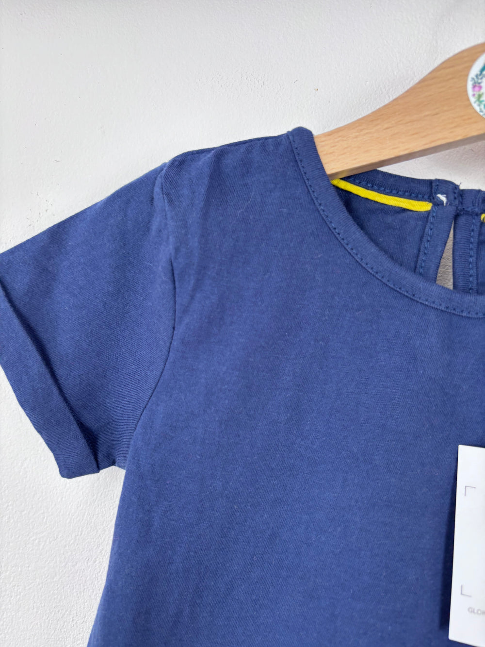 Mini Boden Navy Short Sleeve Tee 2-3 Years-Tops-Second Snuggle Preloved