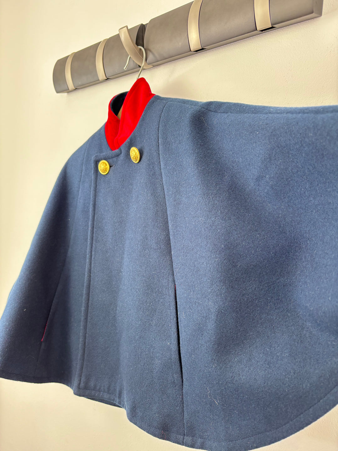 Julia Sancho Navy Cape Coat 2 Years-Coats-Second Snuggle Preloved