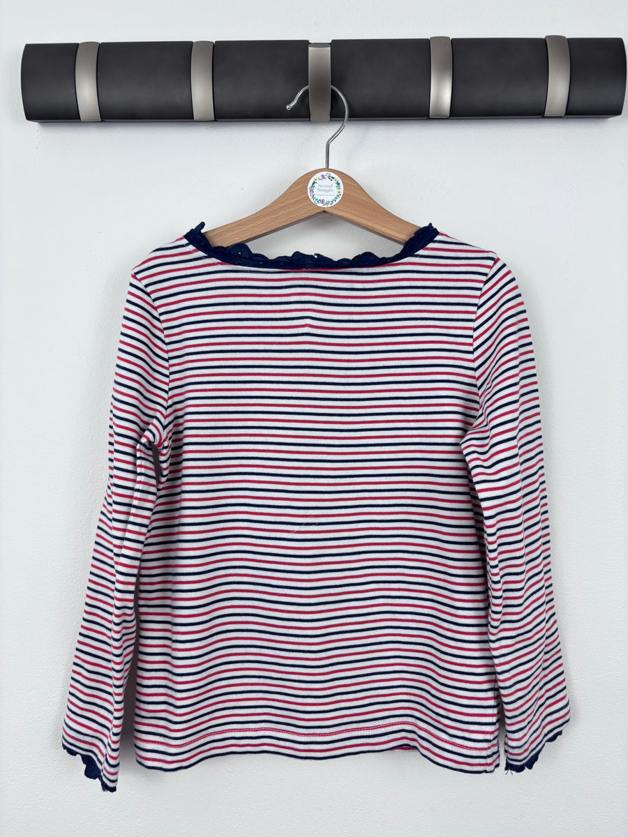 Boden Striped Top 6-7 Years-Tops-Second Snuggle Preloved