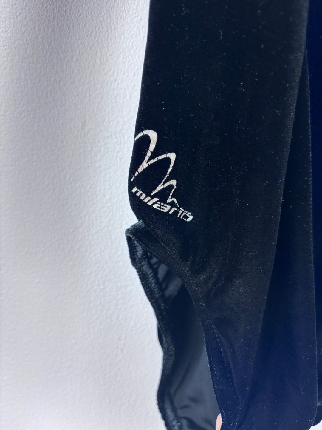 Milano Black and Purple Long Sleeve Leotard 30 Inch-Leotards-Second Snuggle Preloved