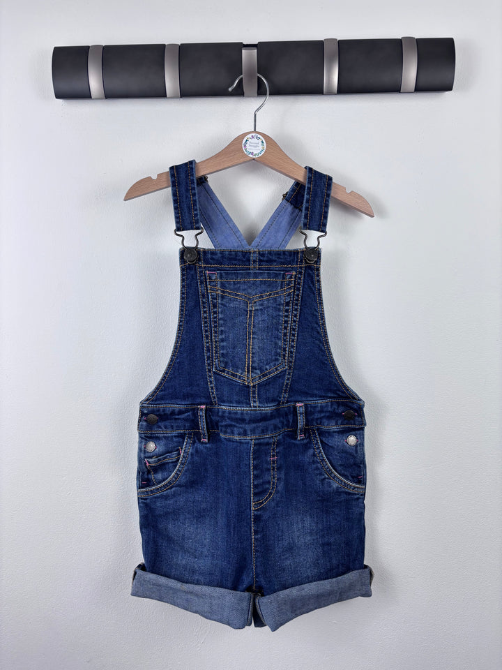 Fat Face Denim Short Dungarees 6-7 Years-Dungarees-Second Snuggle Preloved