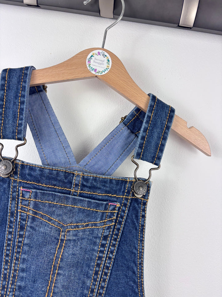 Fat Face Denim Short Dungarees 6-7 Years-Dungarees-Second Snuggle Preloved