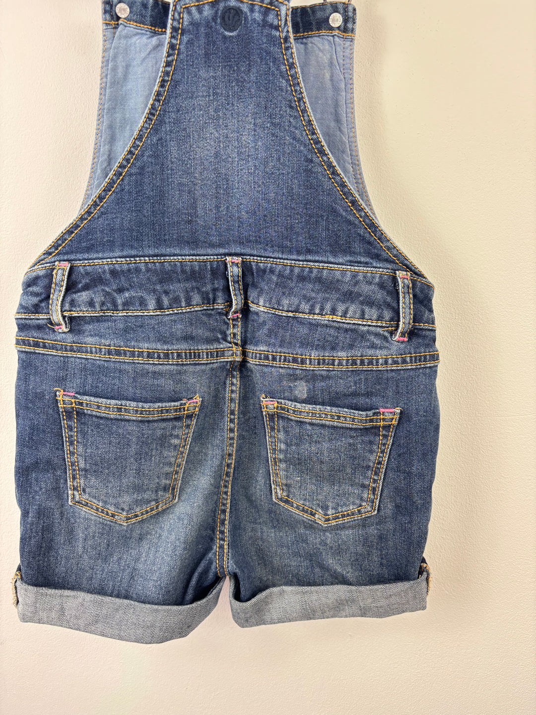 Fat Face Denim Short Dungarees 6-7 Years-Dungarees-Second Snuggle Preloved