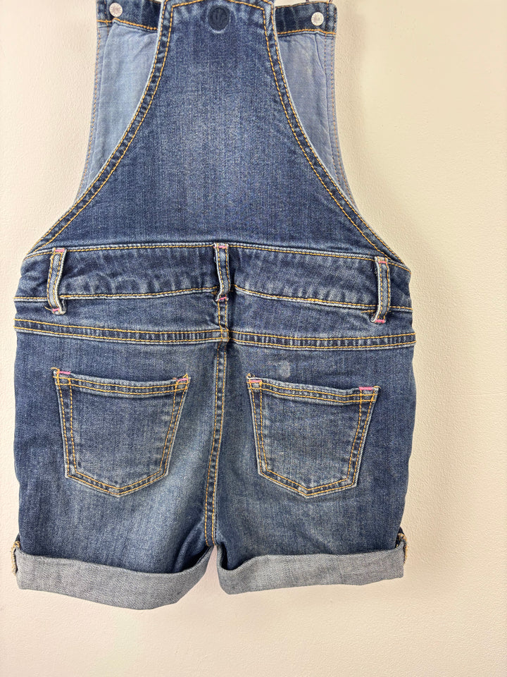 Fat Face Denim Short Dungarees 6-7 Years-Dungarees-Second Snuggle Preloved