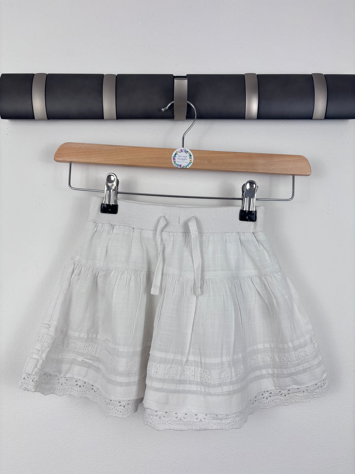 Next White Broderie Cotton Skirt 18–24 Months-Skirts-Second Snuggle Preloved