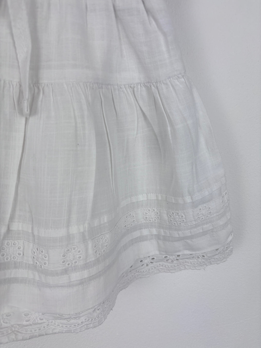 Next White Broderie Cotton Skirt 18–24 Months-Skirts-Second Snuggle Preloved