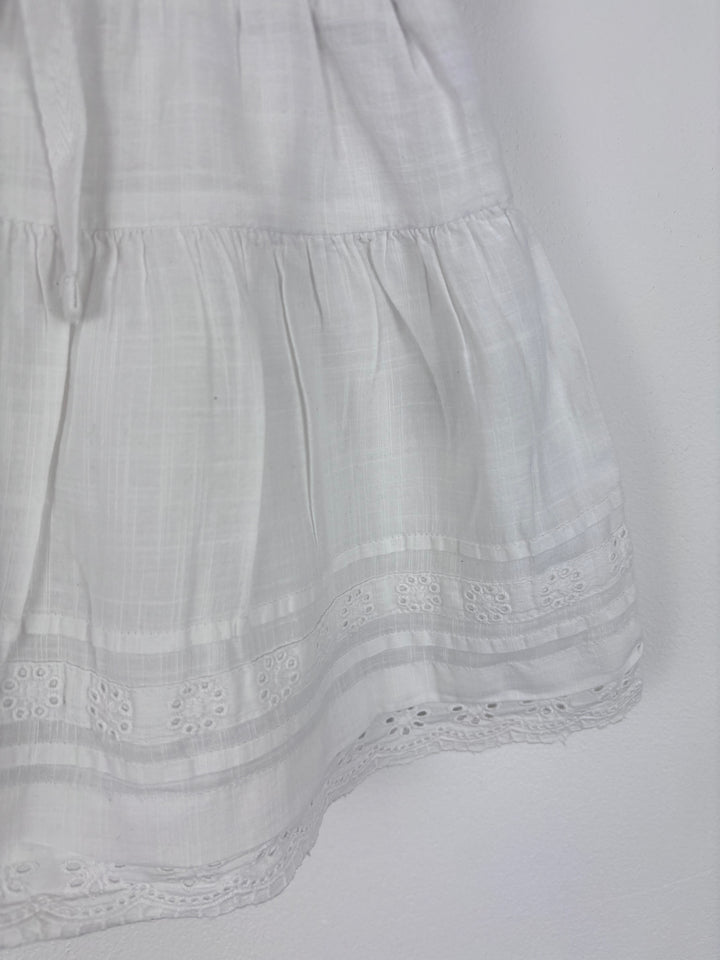 Next White Broderie Cotton Skirt 18–24 Months-Skirts-Second Snuggle Preloved